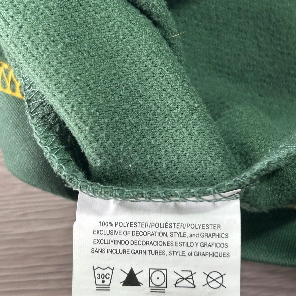 Green Bay Packers Pullover‎ Mens XL Green NFL Football 1/4 Zip Shirt Majestic